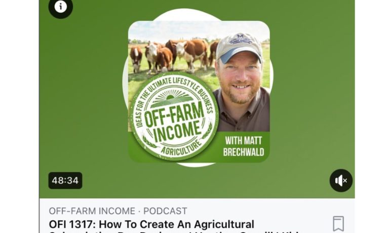 Off Farm Income Podcast with Kids Sonder Agriculture Unboxed
